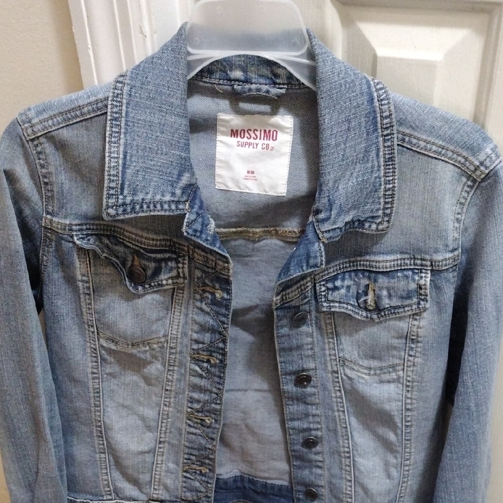 Mossimo Supply Co Blue Jean Jacket Classic Denim Style